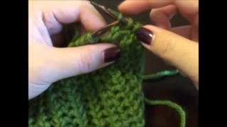 How To Knit Through The Back Loop K1 tbl K2 tbl [upl. by Jesse]