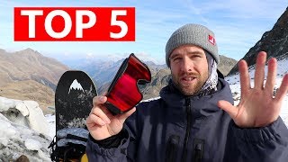 Top 5 Snowboard Accessories 2019 [upl. by Gertrudis]