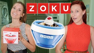 ICE CREAM in Ten Minutes Zoku Ice Cream Maker Review [upl. by Faline]