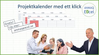 Projektkalender med ett klick [upl. by Prochora408]