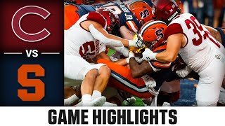 Colgate vs Syracuse Game Highlights  2023 ACC Football [upl. by Aeel]