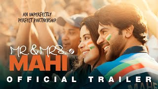 MR amp MRS MAHI  OFFICIAL TRAILER  Rajkummar Rao  Janhvi Kapoor  Sharan Sharma  31st May [upl. by Umeh593]