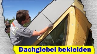 Einen Dachgiebel mit Metall bekleiden [upl. by Kappel]