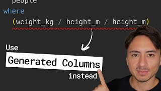 Use generated columns to perform queries with formulas in a scalable way [upl. by Burrus305]
