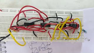 41 Multiplexer practical by using logic gates ICs [upl. by Yreved]