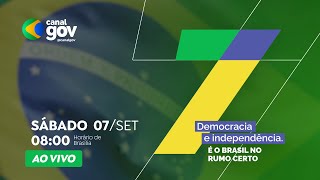 🔴 DESFILE DE 7 DE SETEMBRO  Democracia e Independência [upl. by Augusta590]