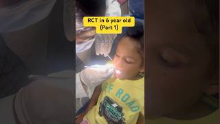 Pulpectomy part1procedure pedopatient dentistry trending youtubeshorts ashortaday viral you [upl. by Akselaw]