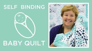 Self Binding Baby Blanket with Shannon Cuddle Video Tutorial [upl. by Ahseryt]