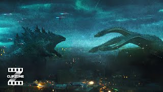 Godzilla King of the Monsters  King Ghidorah and Godzilla Face Off  ClipZone High Octane Hits [upl. by Triley]