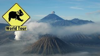 Voyage en Indonésie Java le Volcan Bromo Maryse amp Dany © Youtube [upl. by Alenairam]