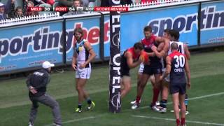 Cam Pedersens First Goal for Melbourne  Round 1 2013 [upl. by Ifar836]