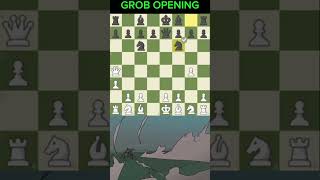 GROB OPENING chess [upl. by Rosemare963]