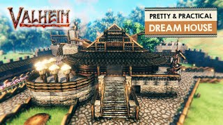 My Valheim Dream House  Pretty and Practical [upl. by Eneleuqcaj]