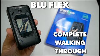 BLU FLEX complete walking through for Tracfone Total Wireless straight talk and more [upl. by Nealah]