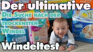 Großer Windeltest  Windelvergleich  Die beste Windel  mamiblock  Der Mami Blog [upl. by Eramat]