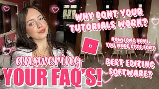 ANSWERING your frequently asked QUESTIONS  mxddsie ♡ [upl. by Nilkoorb]