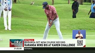 Michael Karanga wins Jamii Telcom Karen Challenge golf tournament [upl. by Pattin699]