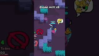 Mortis vs Edgar shorts brawlstars badrandoms edgar [upl. by Enalahs]