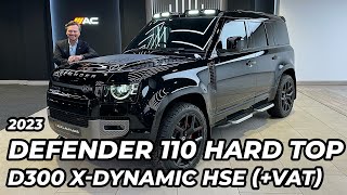 2023 Land Rover Defender 110 30 D300 XDynamic HSE Hard Top Commercial VAT Q [upl. by Feirahs]