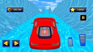 Jogos de Carros  Water Slide Sports Cars Extreme [upl. by Seuguh]