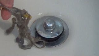 How To Unclog A Bathroom Sink Drain [upl. by Ythomit]