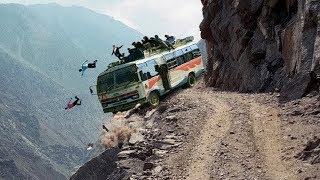 Most Dangerous mountain roads In The World Heavy Equipment Truck Skill Driving 2019 Dangerous trip [upl. by Canice]