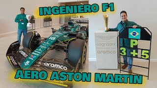 CHARLANDO CON INGENIERO AERO ASTON MARTIN F1  CÓMO LLEGAR A F1 LA AERO DEL MONOPLAZA PROSCONTRAS [upl. by Caiaphas412]