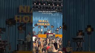 Niall Horan Surprises Crowd With This Song 😭 [upl. by Gradeigh]