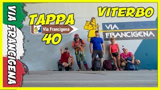 VIA FRANCIGENA TAPPA 40 DA MONTEFIASCONE A VITERBO LAZIO 4KDRONE [upl. by Enneles]