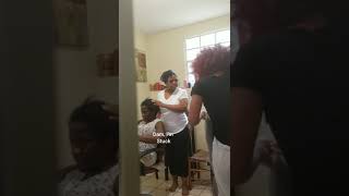 Blind hairdresser Prank [upl. by Coffey]