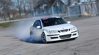 Saab 93 Supercharged turbocharged fourwheeldrive and 520hp [upl. by Bergeman464]