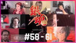 Gintama Episode 58  61  Benizakura Arc MOVIE  Reaction Mashup [upl. by Enovahs]