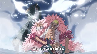 Aokiji saves Vice admiral smoker from Doflamingo with coldest AraAra One piece Eng sub [upl. by Lledniuq]