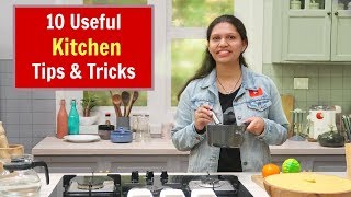 किचन के उपयोगी टिप्स  10 Useful Kitchen Tips and Tricks in Hindi  Kabitaskitchen [upl. by Eylrahc695]