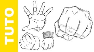 Comment dessiner Dragon Ball Z LES MAINS Tutoriel [upl. by Sewellyn539]