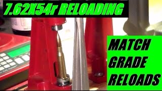 Tips to Reload 7 62x54R Match Grade Ammunition  The Reloading Bench by JSD Arms [upl. by Nedyrb454]