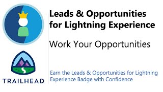 Work Your Opportunities  Trailhead  Answered and Explained [upl. by Orelle]