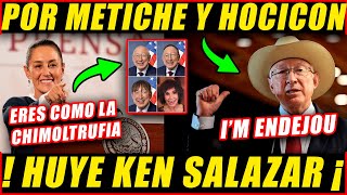 HUYE KEN SALAZAR ¡ NOROÑA Y CLAUDIA LO TUNDEN POR METICHE Y H0C1C0N ¡ OTRA DE PEDRO HACES Y MOREAL [upl. by Camm626]