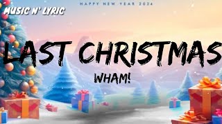 Last Christmas  Wham Lyrics video [upl. by Dahsra562]