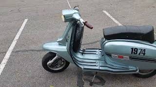 Lambretta GP150 SIL  1974 walk around [upl. by Nonrev]