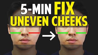 Fix Uneven Cheeks｜Facial Asymmetry Correction｜Balancing Exercises [upl. by Garzon93]