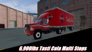 BeamNGdrive Mod Freeroam West Coast USA  6900lbs Tasti Cola to Multi Stops [upl. by Dnamra]