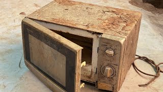 Restoration Old Abandoned Microwaves  Restore Rusty Old Super Electric Oven Cooker [upl. by Yehc826]