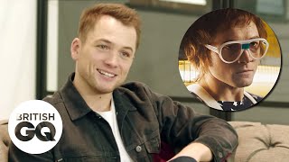 How Taron Egerton got into character for Rocketman  British GQ [upl. by Cirdek]