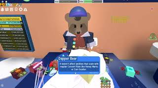 Bee Swarm Simulator  Getting Dapper Bear Creative Comforts [upl. by Salbu]