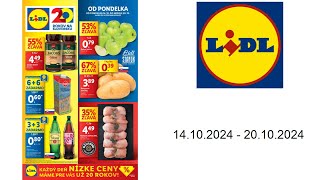 Lidl leták SK  14102024  20102024 [upl. by Ahsilat]