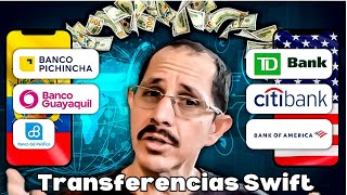 Transferencias SWIFT  Tarifas Banco Pichincha y Pacifico para Enviar Dinero a EEUU [upl. by Inna]