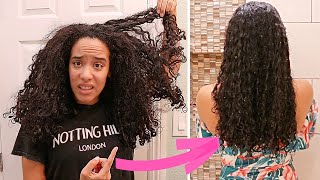 HOW I DETANGLE EXTREMELY MATTED DRY TANGLED HAIR  FOR NATURALLY CURLY HAIR 2020 [upl. by Salena]