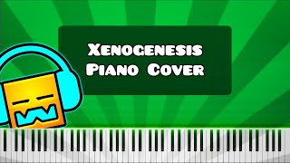 Xenogenesis by TheFatRat  Piano Tutorial  Cover Geometry Dash [upl. by Arac]