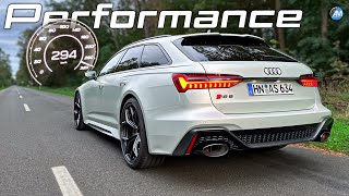 NEW RS6 Performance 630hp  0290 kmh acceleration🏁  by Automann in 4K [upl. by Leahey]